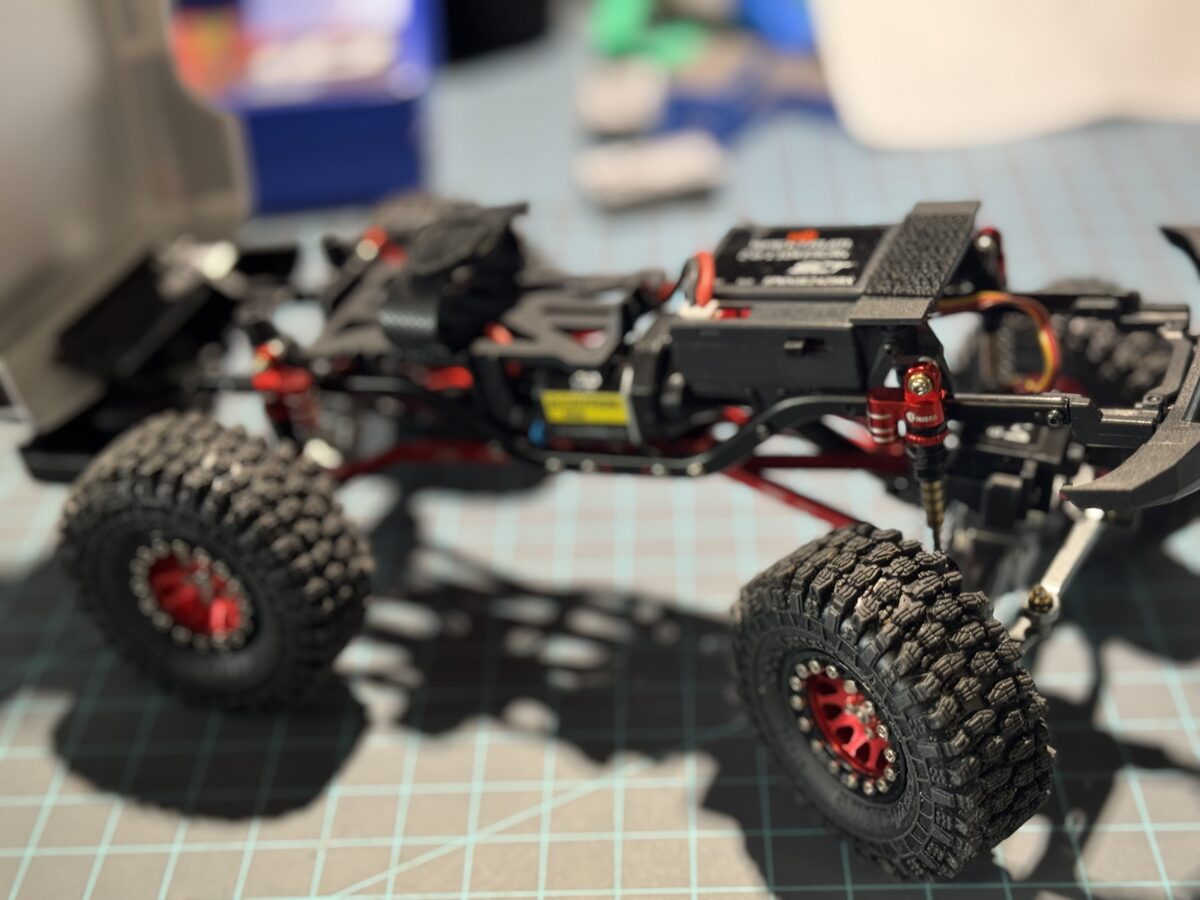 SCX24 stripped chassis