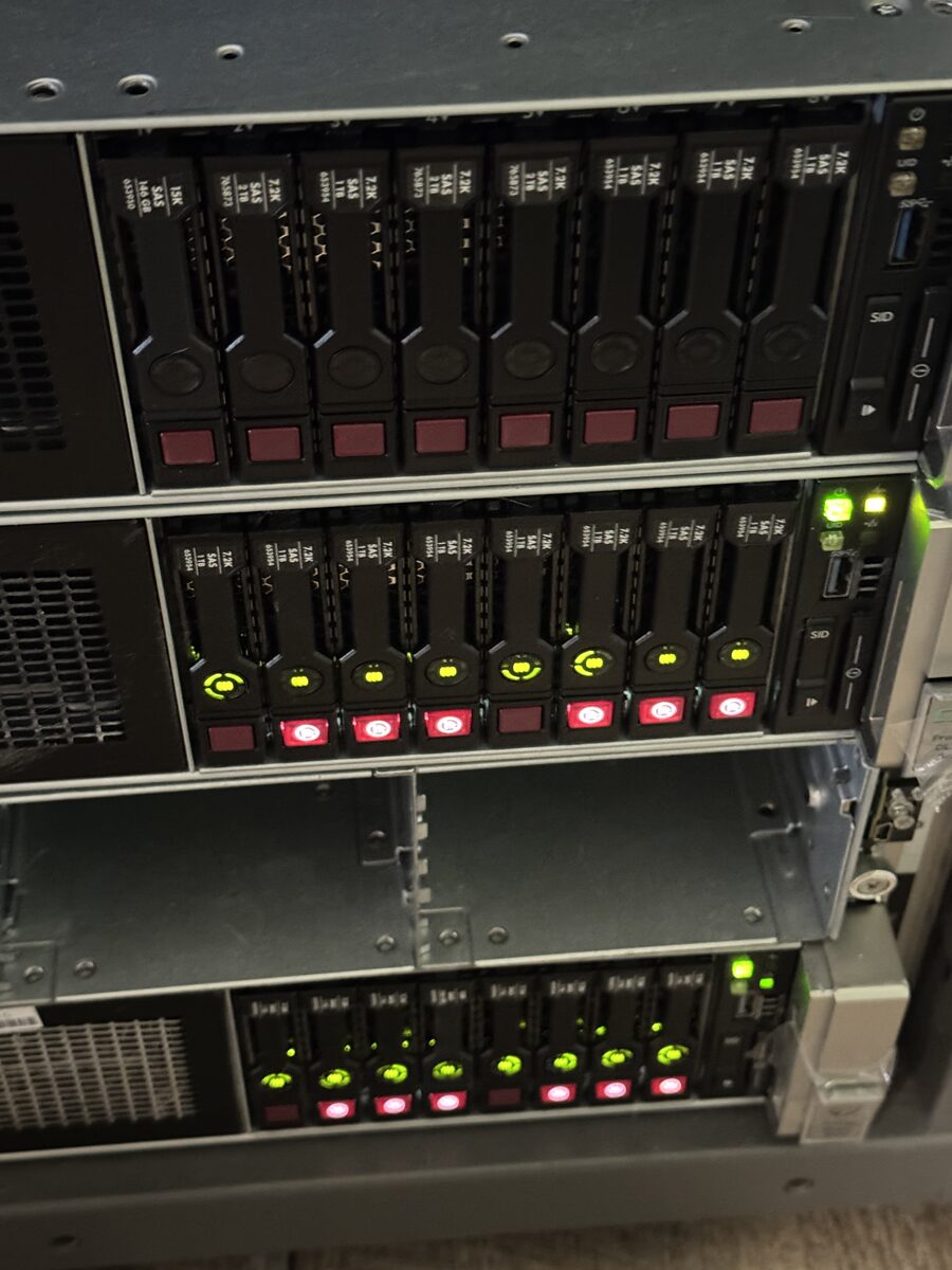 Server drive bays